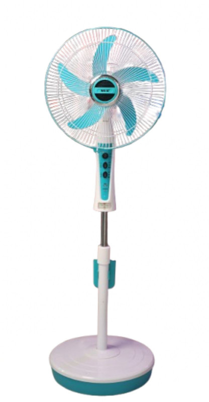 RECHARGEABLE PEDESTAL FAN (4-5 HOURS HI SPEED/ 6-8 HOURS LOW SPEED)